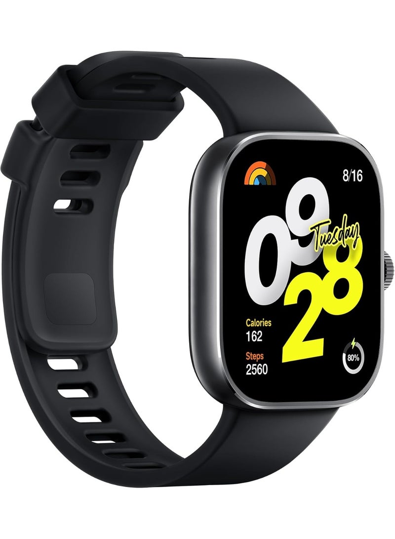 Mii Smart Watch 4 Obsidian Black, Ultra large 1.97″ AMOLED display, Long battery life - Up to 20 days - Image 1